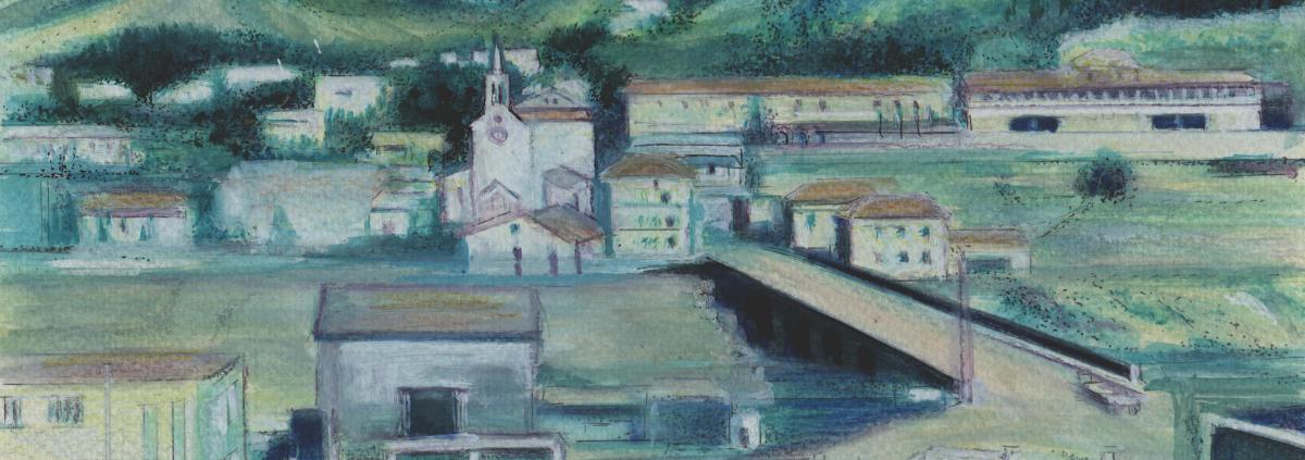 Vue d'ensemble de la rive droite